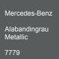 Preview: Mercedes-Benz, Alabandingrau Metallic, 7779.